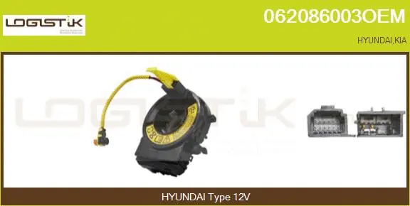 Ressort tournant, Airbag LGK 062086003OEM