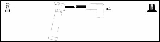 Kit de câbles d'allumage LEMARK HOES1370