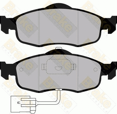 Kit de plaquettes de frein, frein à disque Brake ENGINEERING PA730