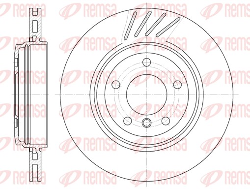 Disque de frein REMSA 6645.10