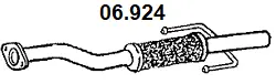 Tuyau d'échappement NOVAK 06.924