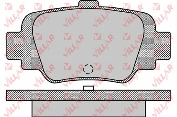 Kit de plaquettes de frein, frein à disque VILLAR 626.0874