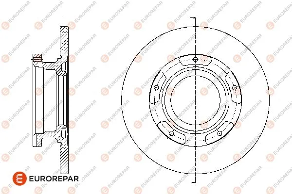 Disque de frein EUROREPAR 1676007980