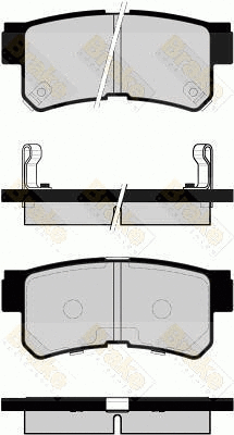 Kit de plaquettes de frein, frein à disque Brake ENGINEERING PA1494