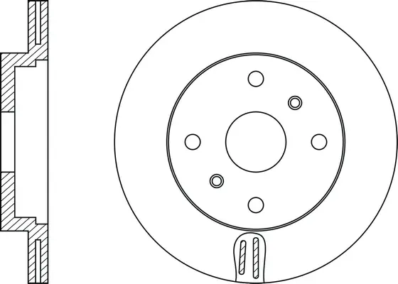Disque de frein FIT FR0228V