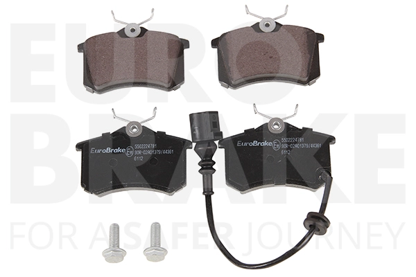 Kit de plaquettes de frein, frein à disque EUROBRAKE 5502224781