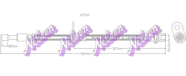 Flexible de frein KAWE H7157