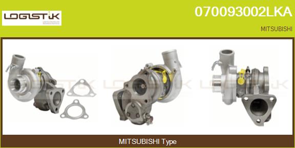Turbocompresseur, suralimentation LGK 070093002LKA