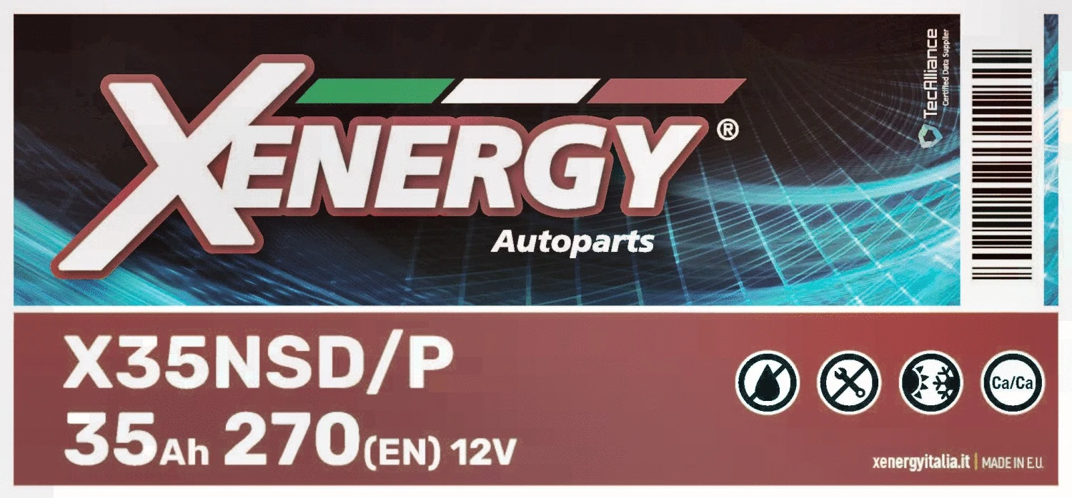 Batterie de démarrage AP XENERGY X35NSD/P