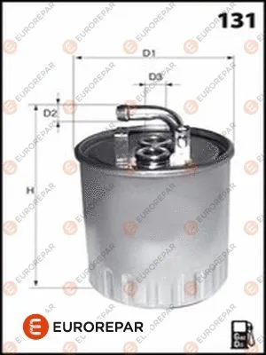 Filtre à carburant EUROREPAR 1643630180