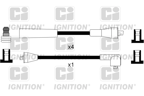 Kit de câbles d'allumage QUINTON HAZELL XC1025