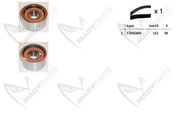 Kit de courroie crantée MABYPARTS OBK010170