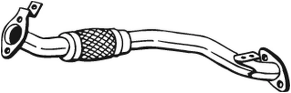 Tuyau d'échappement KLOKKERHOLM 801-283