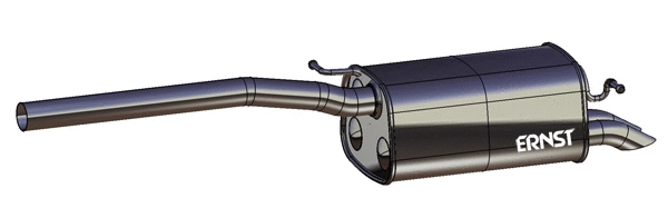 Silencieux arrière VEGAZ GmbH VS-431ERNS