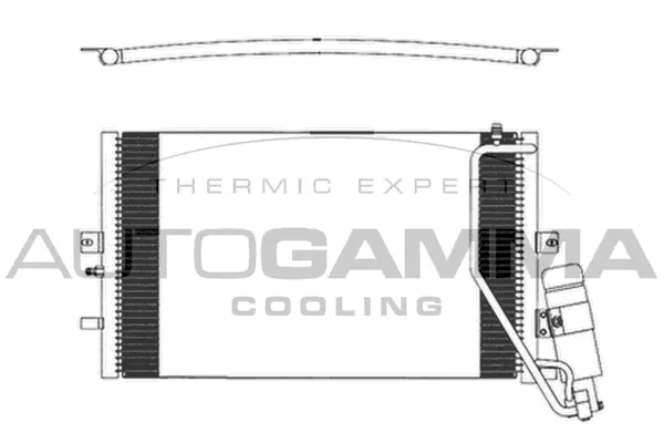 Condenseur, climatisation AUTOGAMMA 103835