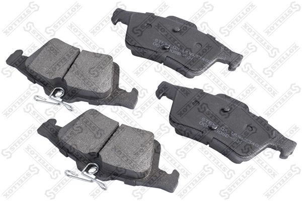 Kit de plaquettes de frein, frein à disque STELLOX 000 008B-SX