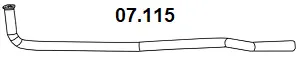 Tuyau d'échappement NOVAK 07.115