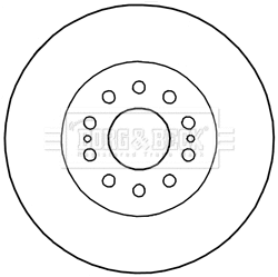 Disque de frein BORG & BECK BBD5998S