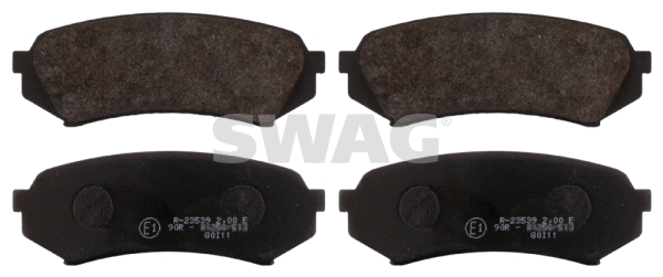 Kit de plaquettes de frein, frein à disque SWAG 81 91 6731