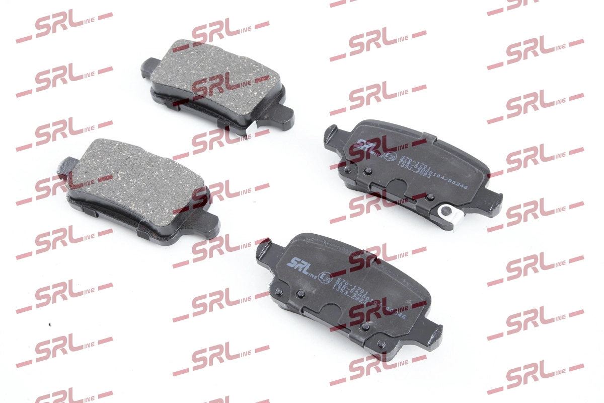Kit de plaquettes de frein, frein à disque SRLine S70-1701