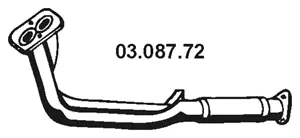 Tuyau d'échappement EBERSPÄCHER 03.087.72