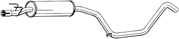 Silencieux central BOSAL 285-029