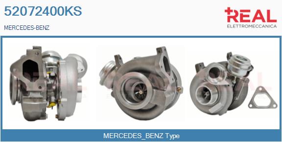 Turbocompresseur, suralimentation REAL 52072400KS