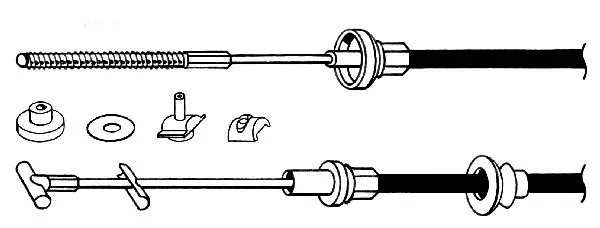Tirette à câble, commande d'embrayage CEF VW01167