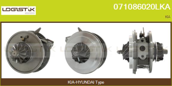 Groupe carter, turbocompresseur LGK 071086020LKA