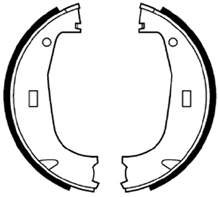 Jeu de mâchoires de frein ABTEX ABS546