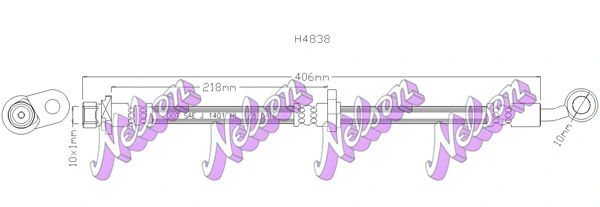 Flexible de frein KAWE H4838