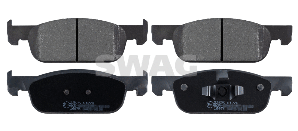 Kit de plaquettes de frein, frein à disque SWAG 60 91 6975