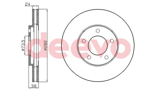 Disque de frein DEEVO BD31580