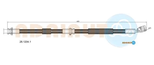 Flexible de frein ADRIAUTO 28.1204.1