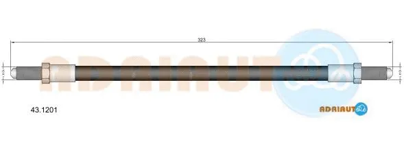 Flexible de frein ADRIAUTO 43.1201