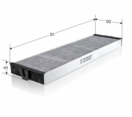 Filtre, air de l'habitacle TECNECO FILTERS CK384C