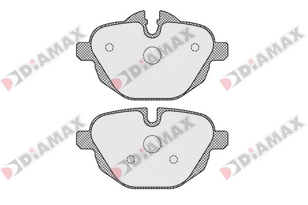 Kit de plaquettes de frein, frein à disque DIAMAX N09511