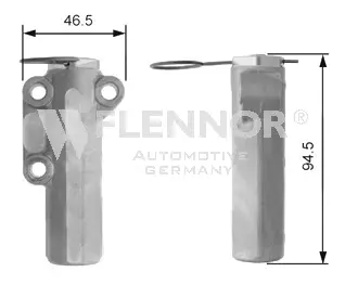Amortisseur de vibrations, courroie crantée FLENNOR FD99003