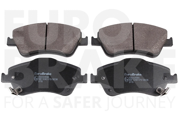 Kit de plaquettes de frein, frein à disque EUROBRAKE 5502224584