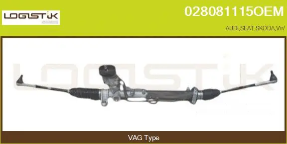 Crémaillère de direction LGK 028081115OEM