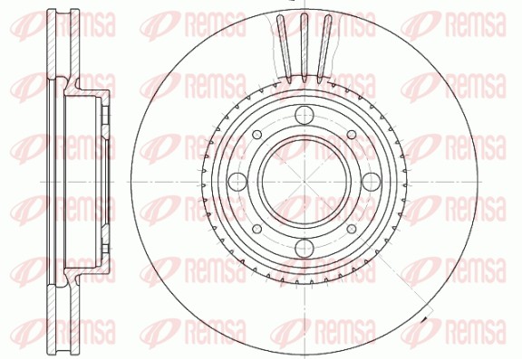 Disque de frein REMSA 6303.10