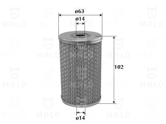 Filtre à carburant AKRON-MALÒ 1520178