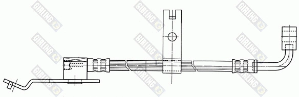 Flexible de frein GIRLING 9004402