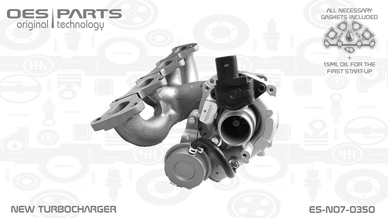 Turbocompresseur, suralimentation OES PARTS ES-N07-0350