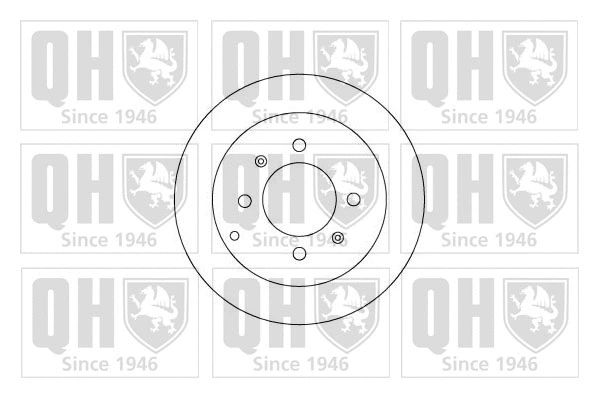 Disque de frein QUINTON HAZELL BDC5202