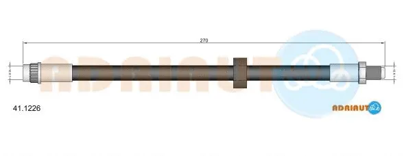 Flexible de frein ADRIAUTO 41.1226