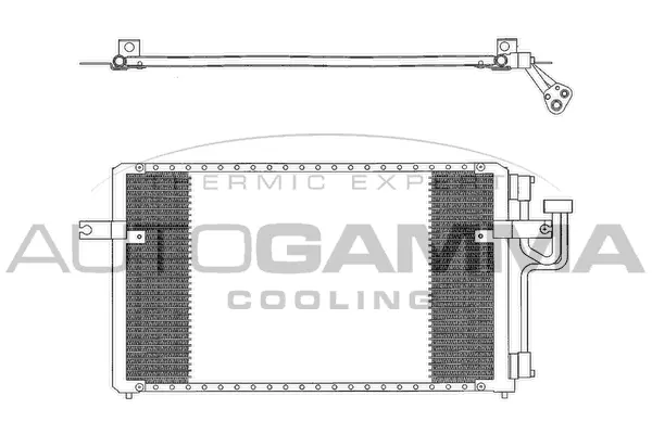 Condenseur, climatisation AUTOGAMMA 102708