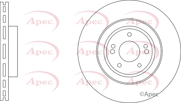 Disque de frein APEC DSK3455