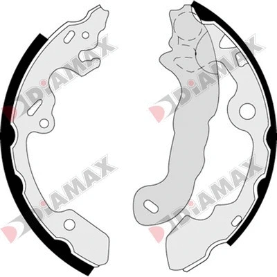 Jeu de mâchoires de frein DIAMAX N01280