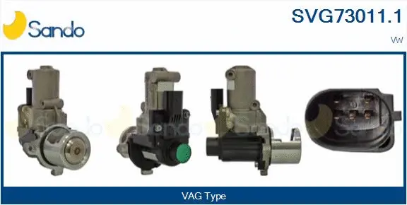 Vanne EGR SANDO SVG73011.1